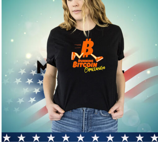 Running bitcoin challenge shirt