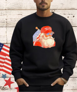 Santa Claus make America great again T-shirt