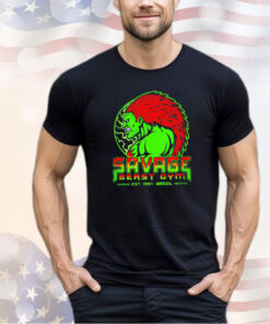 Savage Beast Gym Blanka Street Fighter est 1991 Brazil shirt