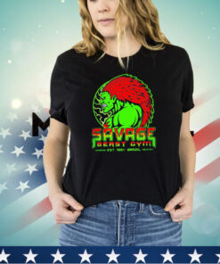 Savage Beast Gym Blanka Street Fighter est 1991 Brazil shirt