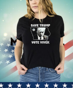 Save Trump Vote Vivek Iowa Map shirt