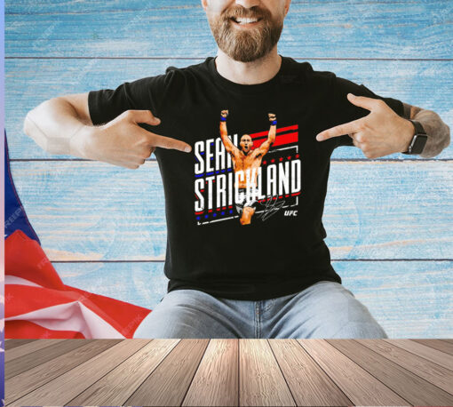Sean Strickland UFC stars signature vintage T-shirt