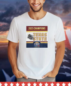 Texas State Bobcats Football 2023 First Responder Bowl Champions shirt