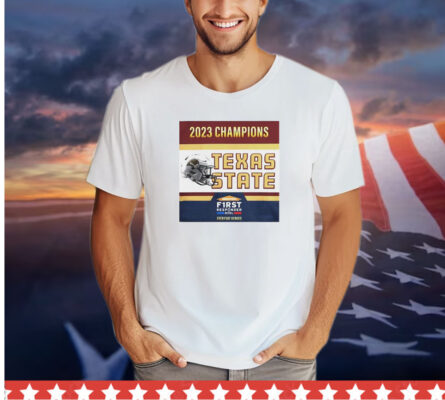 Texas State Bobcats Football 2023 First Responder Bowl Champions shirt