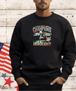 The Official Innocent Campaign Champions World 2023 Innocent League T-shirt