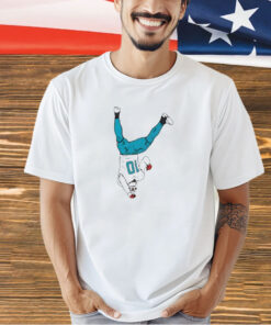 Tyreek Hill Miami Dolphins Football backflip T-shirt