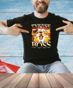 Tyrese Boss Wyoming Cowboys football graphic poster T-shirt