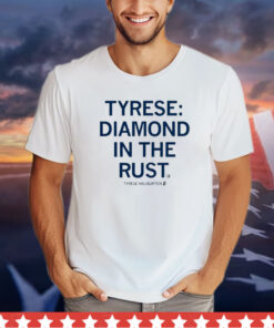 Tyrese Haliburton diamond in the rust shirt