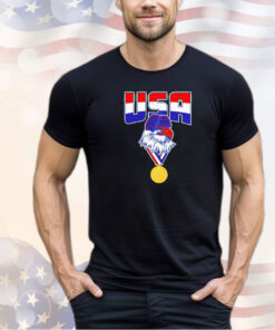 USA Bald Eagle gold medal world champs 2024 shirt