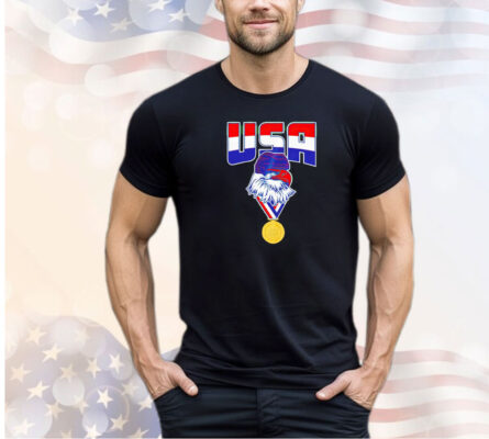 USA Bald Eagle gold medal world champs 2024 shirt