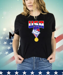 USA Bald Eagle gold medal world champs 2024 shirt