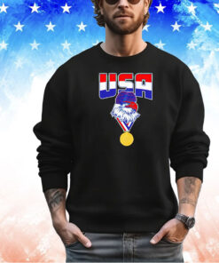 USA Bald Eagle gold medal world champs 2024 shirt