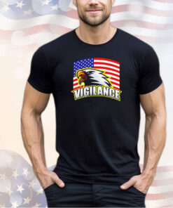 Vigilance eagles USA flag shirt