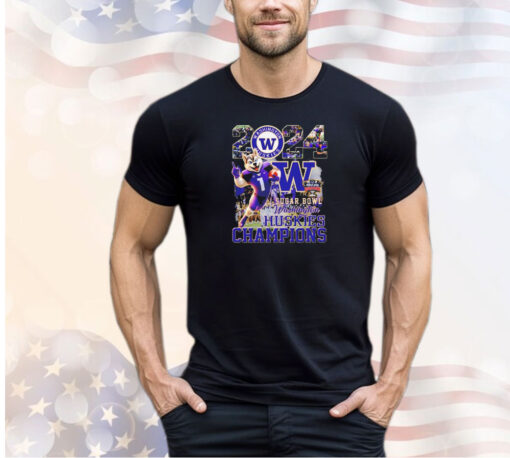 Washington Huskies Mascot 2024 Sugar Bowl Champions shirt