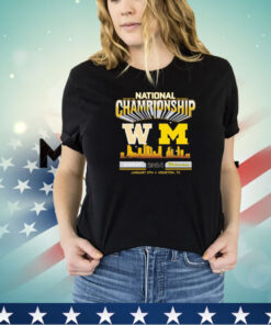 Washington Huskies Vs Michigan Wolverines 2024 National Championship shirt