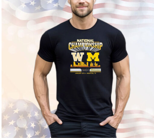 Washington Huskies Vs Michigan Wolverines 2024 National Championship shirt