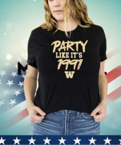 Washington Huskies football party like it’s 1991 shirt