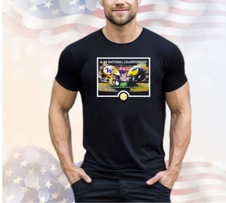 Washington Huskies vs Michigan Wolverines 2024 National Championship Game Head to Head shirt