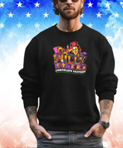 Willy Wonka greetings from the Chocolate Factory come with me and you’ll be in a world of pure imagination shirt