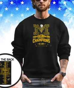 Wolverines 23-24 National Champs National Championships Shirt