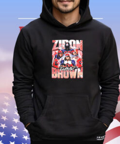 Ziron Brown Stanford Cardinal graphic poster shirt