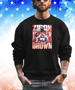 Ziron Brown Stanford Cardinal graphic poster shirt
