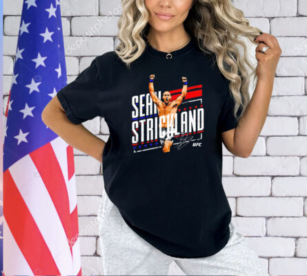Sean Strickland UFC stars signature vintage T-shirt
