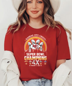 Chiefs 4X Super Bowl Champions Shirt