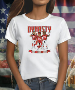 Chiefs Dynasty Caricatures World Champs Shirts