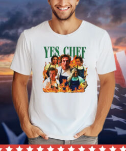 Jeremy Allen White yes chef fire T-shirt