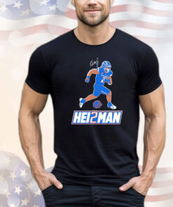 Ashton Jeanty Royal Boise State Broncos Hei2man T-shirt