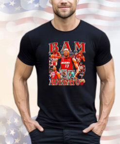 Bam Adebayo Miami Heat basketball graphic poster T-shirt