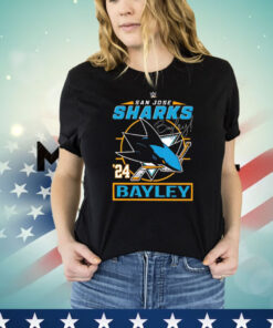 Bayley X San Jose Sharks hockey T-shirt