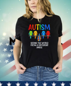 Bird autism seeing the world from a different angle T-shirt