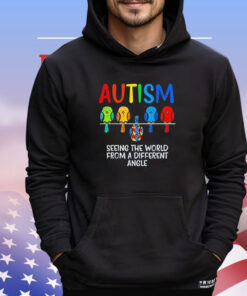 Bird autism seeing the world from a different angle T-shirt