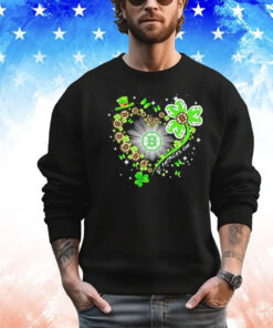 Boston Celtics in heart St Patrick’s Day T-shirt