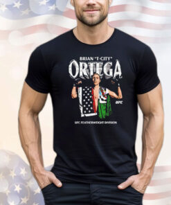Brian Ortega Grunge UFC featherweight division T-shirt