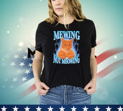 Cat meowing not meowing T-shirt