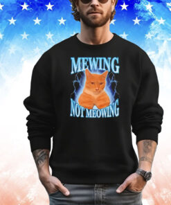 Cat meowing not meowing T-shirt