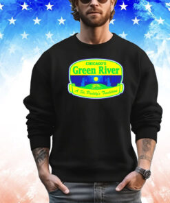 Chicago’s green river a St Paddy’s Tradition T-shirt