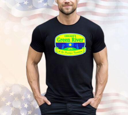 Chicago’s green river a St Paddy’s Tradition T-shirt