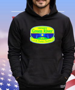 Chicago’s green river a St Paddy’s Tradition T-shirt