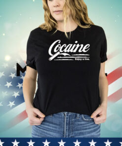 Cocaine enjoy a line logo shirt