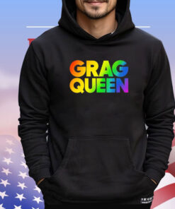 Grag queen rainbow T-shirt