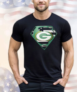 Green Bay Packer Super Man Logo T-shirt