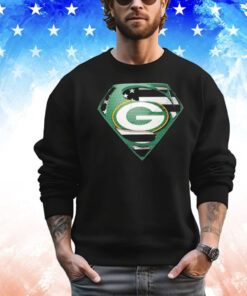 Green Bay Packer Super Man Logo T-shirt