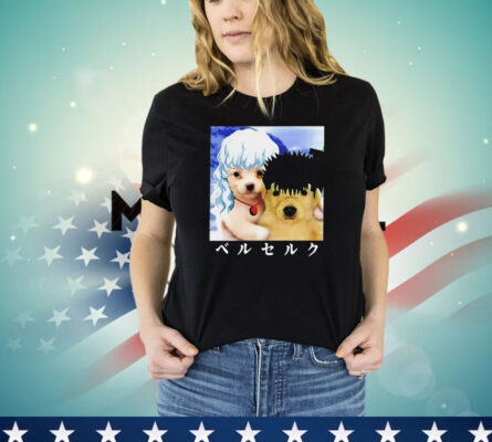 Guts and griffith as dogs meme T-shirt