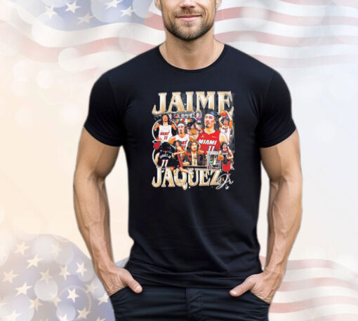 Jaime Jaquez Jr. Miami Heat basketball graphic poster T-shirt