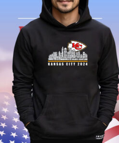 Kansas City Chiefs 2024 city skyline shirt