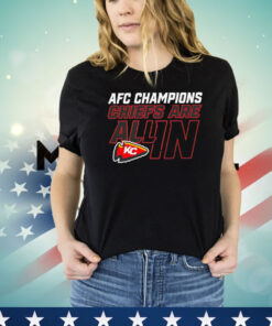 Kansas City Chiefs AFC Champions Chiefs are all in shirt